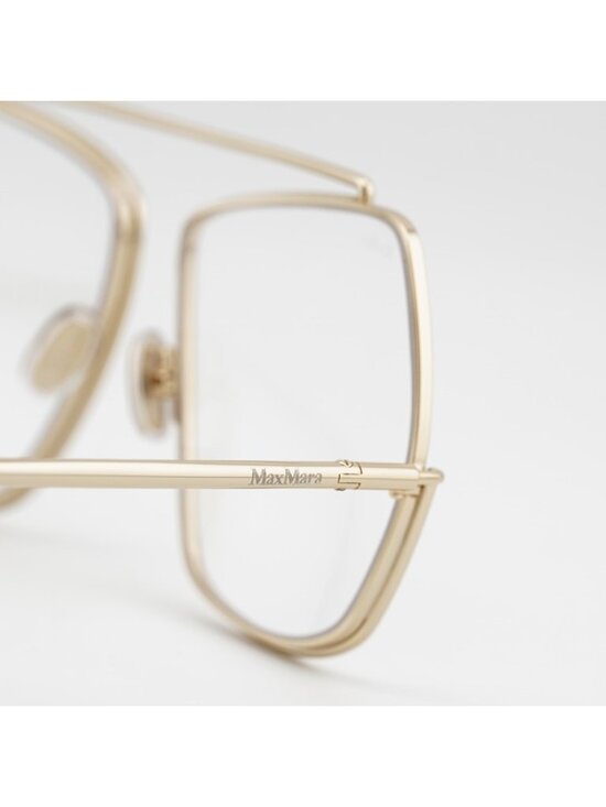 Max Mara MM5118-B 032 Eyeglasses Gold 58mm Square Frame
